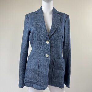 Les Copains Cotton Denim Blazer
